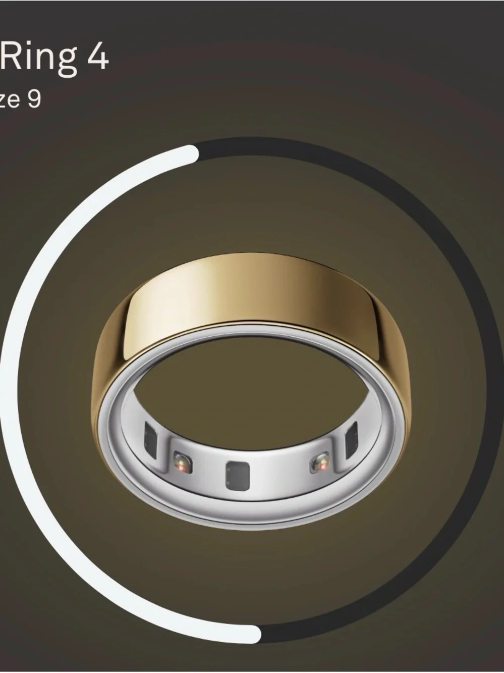 Oura Ring 4 Gold and Silver Smart Ring